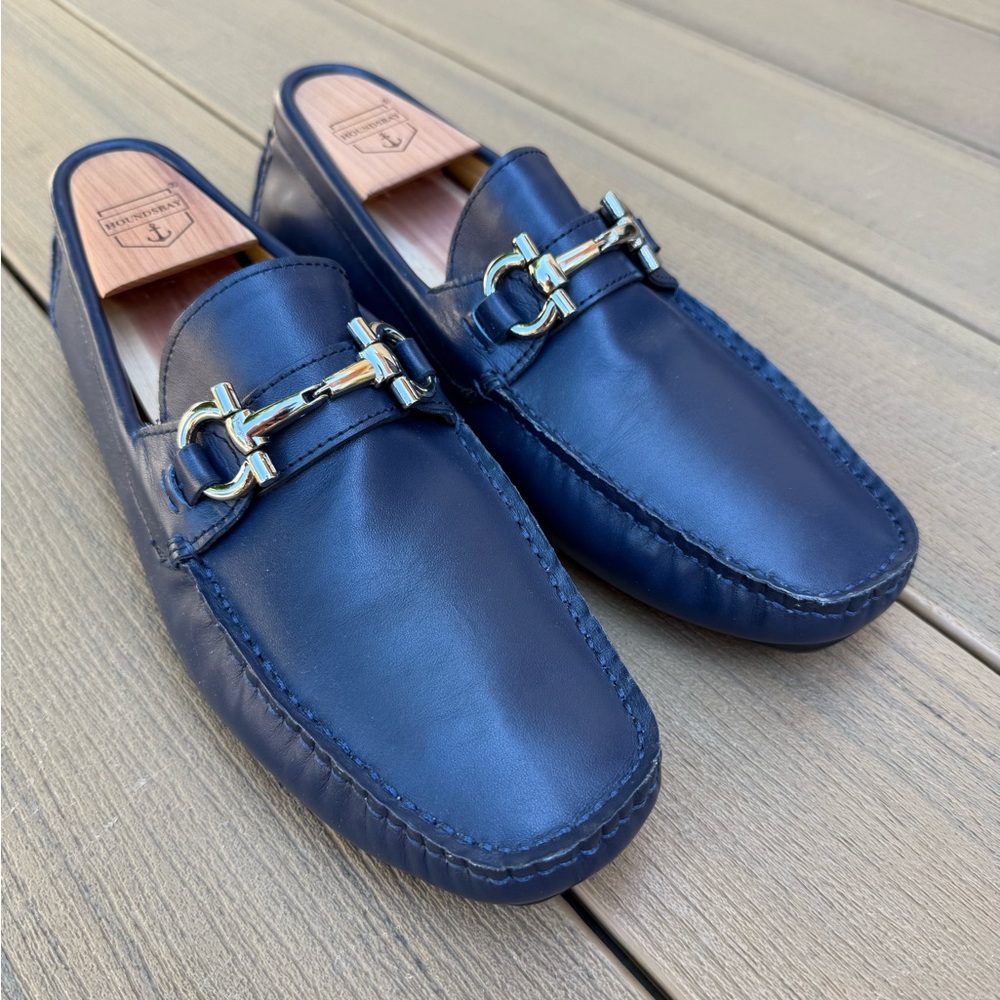 Ferragamo Driver with Gancini Ornament